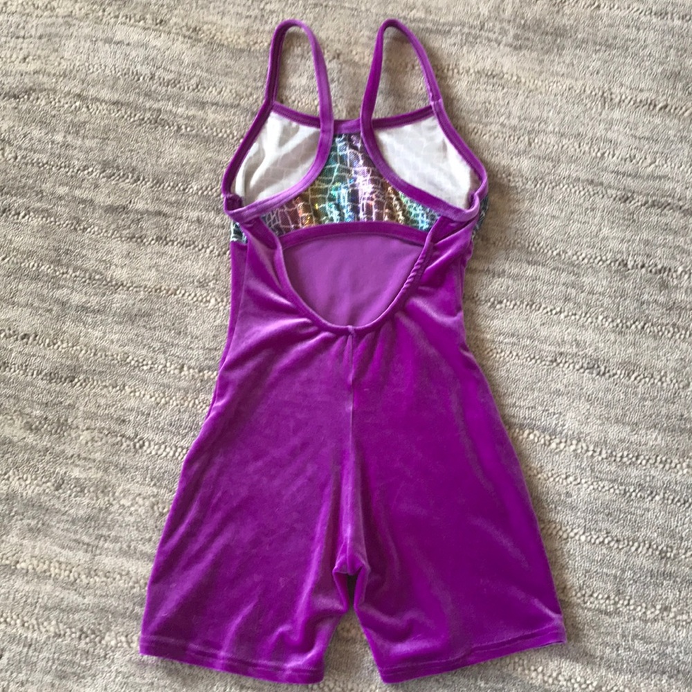 Motionwear girl’s velvet sparkle leotard s… - Picture 2 of 3